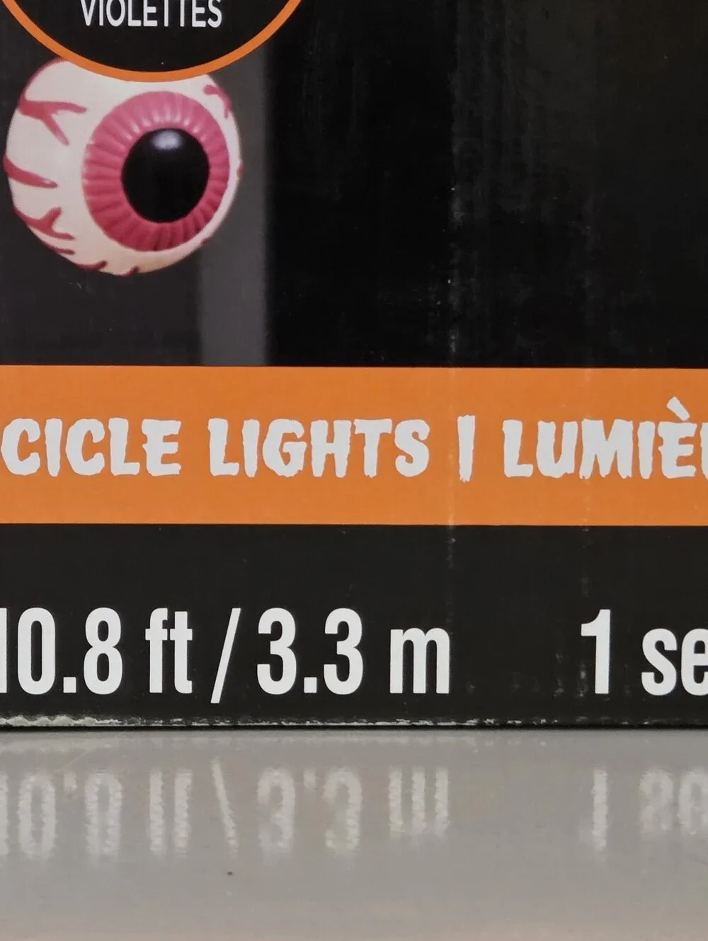 Ashland Halloween Eyeball Icicle Lights 2 Boxes 23 Purple 12 Eyeballs ea 717676
